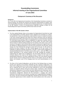 Chair's summary of the informal meeting of 17 June
