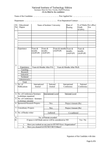 Application form for the posts(1 through 6) (docx) ...NEW