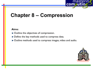 – Compression Chapter 8