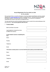 Annual Registration Fee Return Form (AF01) (DOC, 201KB)