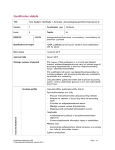 Qualification details