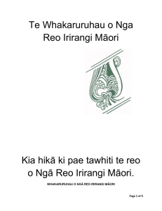 Te Whakaruruhau o Nga Reo Irirangi Māori