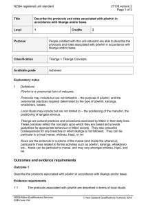 NZQA registered unit standard 27108 version 2  Page 1 of 3