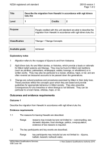 NZQA registered unit standard 29316 version 1  Page 1 of 2