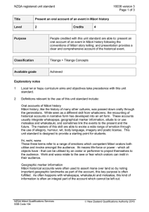 NZQA registered unit standard 16038 version 3  Page 1 of 3