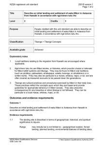 NZQA registered unit standard 29318 version 1  Page 1 of 2