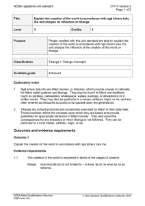 NZQA registered unit standard 27110 version 2  Page 1 of 2