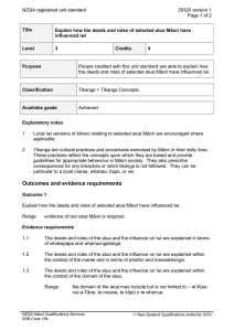 NZQA registered unit standard 29320 version 1  Page 1 of 2