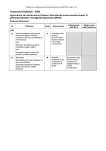 – 2008 Assessment Schedule