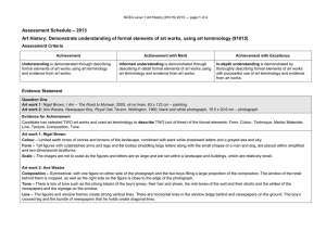 – 2013 Assessment Schedule