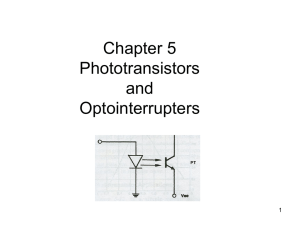 Ch 5 - Phototransistors