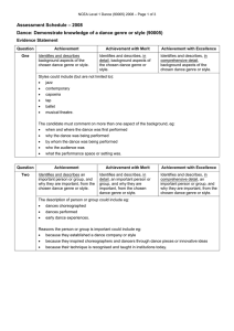 – 2008 Assessment Schedule Evidence Statement