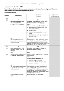 – 2009 Assessment Schedule
