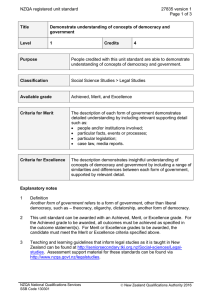 NZQA registered unit standard 27835 version 1  Page 1 of 3