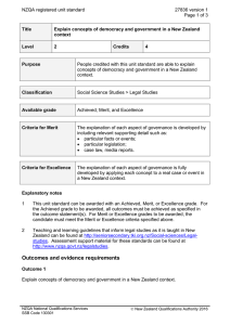 NZQA registered unit standard 27836 version 1  Page 1 of 3