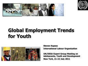 Global employment trends for youth