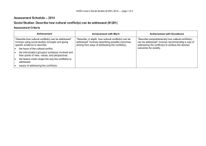 – 2014 Assessment Schedule Assessment Criteria
