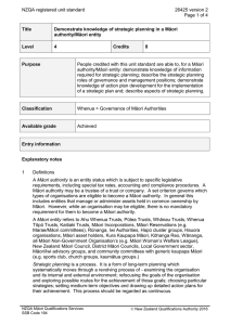 NZQA registered unit standard 26425 version 2  Page 1 of 4