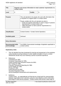 NZQA registered unit standard 16777 version 6  Page 1 of 3