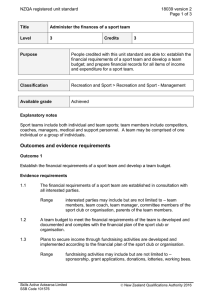NZQA registered unit standard 18039 version 2  Page 1 of 3