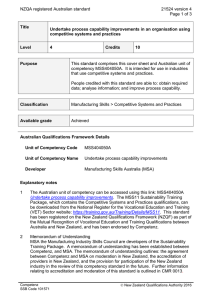 NZQA registered Australian standard 21524 version 4  Page 1 of 3