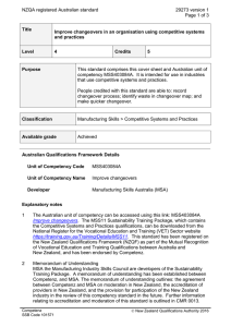 NZQA registered Australian standard 29273 version 1  Page 1 of 3
