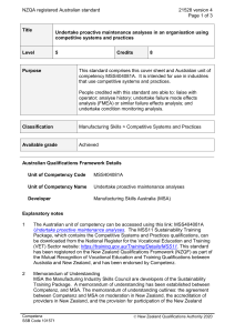 NZQA registered Australian standard 21528 version 4  Page 1 of 3