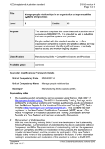 NZQA registered Australian standard 21532 version 4  Page 1 of 3