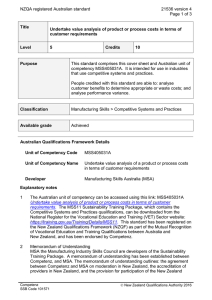 NZQA registered Australian standard 21536 version 4  Page 1 of 3