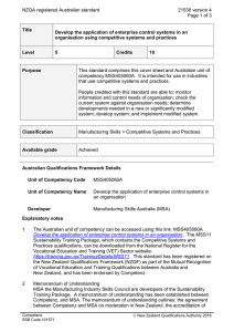NZQA registered Australian standard 21538 version 4  Page 1 of 3