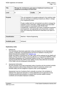 NZQA registered unit standard 29361 version 1  Page 1 of 2