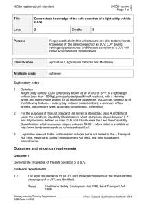 NZQA registered unit standard 24556 version 2  Page 1 of 3