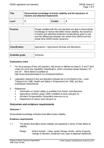 NZQA registered unit standard 24538 version 2  Page 1 of 3