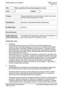 NZQA registered unit standard 24563 version 2  Page 1 of 3