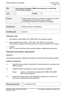 NZQA registered unit standard 27325 version 1  Page 1 of 2