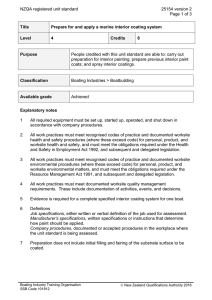 NZQA registered unit standard 25154 version 2  Page 1 of 3