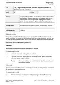 NZQA registered unit standard 26768 version 2  Page 1 of 3