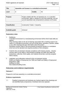 NZQA registered unit standard 21011 draft version 2  Page 1 of 3