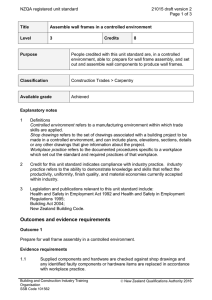 NZQA registered unit standard 21015 draft version 2  Page 1 of 3