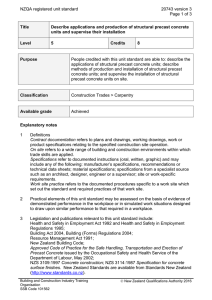 NZQA registered unit standard 20743 version 3  Page 1 of 3