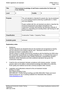 NZQA registered unit standard 27649 version 1  Page 1 of 3