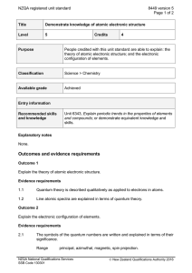 NZQA registered unit standard 8449 version 5  Page 1 of 2