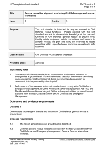 NZQA registered unit standard 20473 version 2  Page 1 of 4