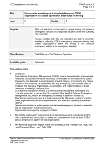 NZQA registered unit standard 23692 version 2  Page 1 of 3