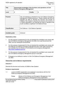 NZQA registered unit standard 7334 version 7  Page 1 of 3
