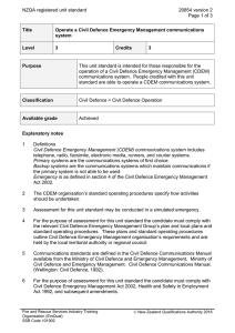 NZQA registered unit standard 20854 version 2  Page 1 of 3