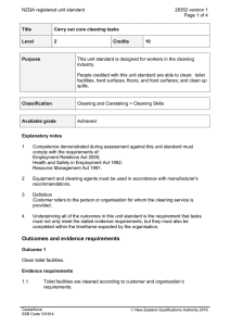 NZQA registered unit standard 28352 version 1  Page 1 of 4