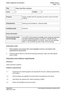 NZQA registered unit standard 29386 version 1  Page 1 of 2