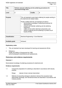 NZQA registered unit standard 15849 version 6  Page 1 of 4