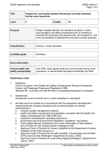 NZQA registered unit standard 20864 version 3  Page 1 of 3
